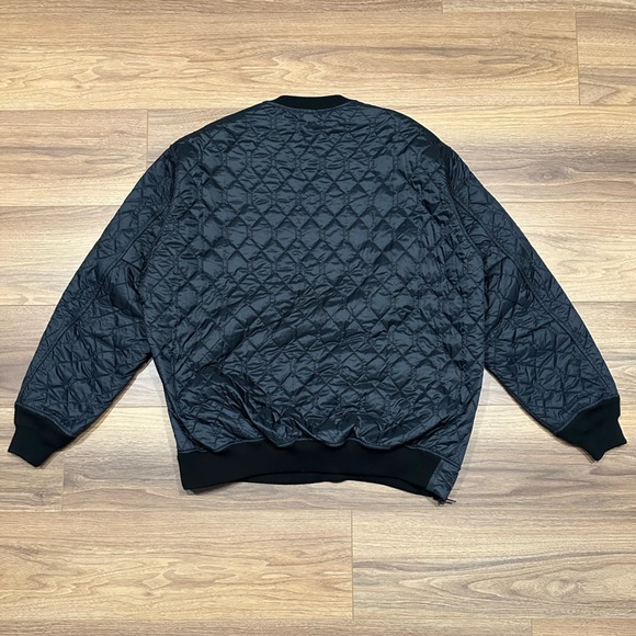 Adidas X Y-3 Quilted Reversible Crewneck Sweater Pullover in Black Size XL - Picture 7 of 14